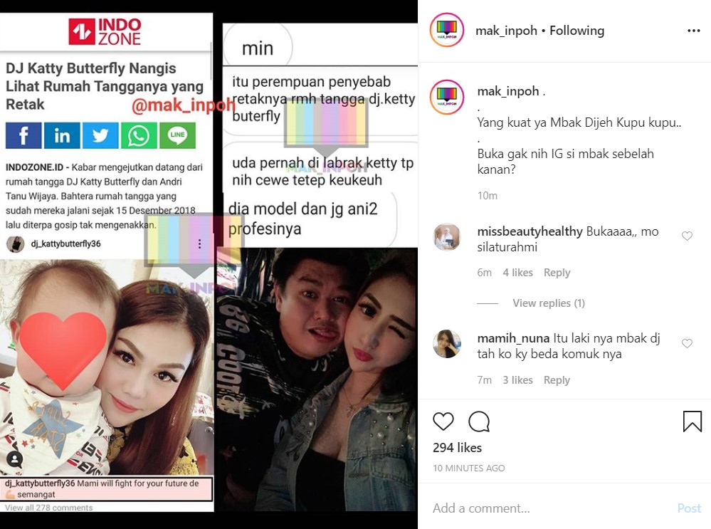DJ Katty Butterfly Diisukan Akan Bercerai, Foto Suami Bareng Wanita Cantik Disorot
