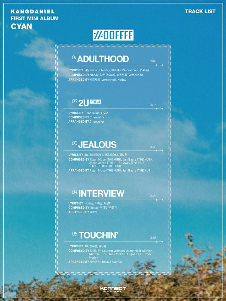 Kang Daniel Ungkap Tracklist Untuk Album Comeback Solo \'CYAN\'