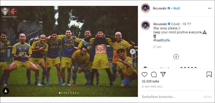 Santai Main Futsal Saat Pandemi Corona, Iko Uwais: Dibawa Positif Aja