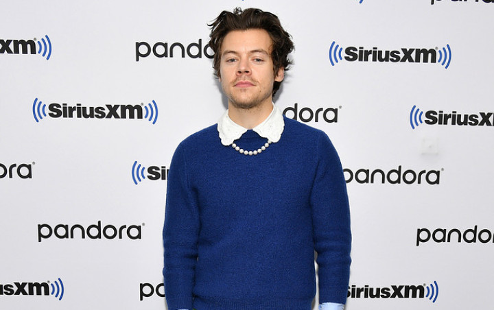 Harry Styles Pose Pakai Lipstik dan Stocking Jaring-Jaring di Pemotretan Terbaru