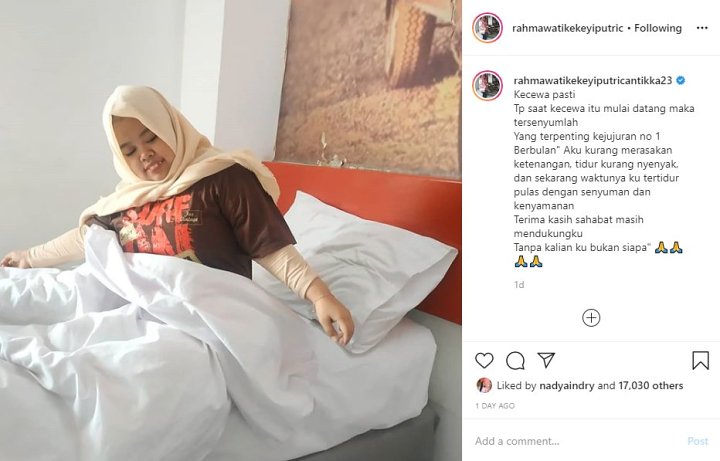 Akui Pacaran Settingan dengan \'R\', Kekeyi Curhat Hidup Tak Tenang