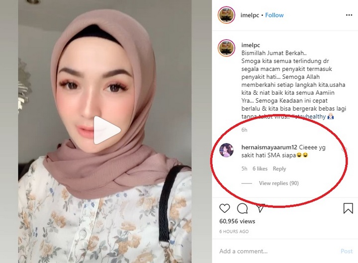 Imel Putri Ngamuk Dituding Iri ke Zaskia Gotik