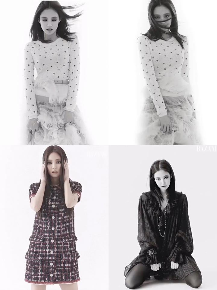 Jennie BLACKPINK Seksi dan Berkelas dengan Eyeliner Tebal di Pemotretan Baru 1
