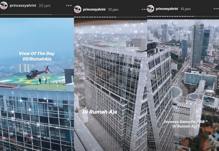 Helikopter Syahrini dan Reino?