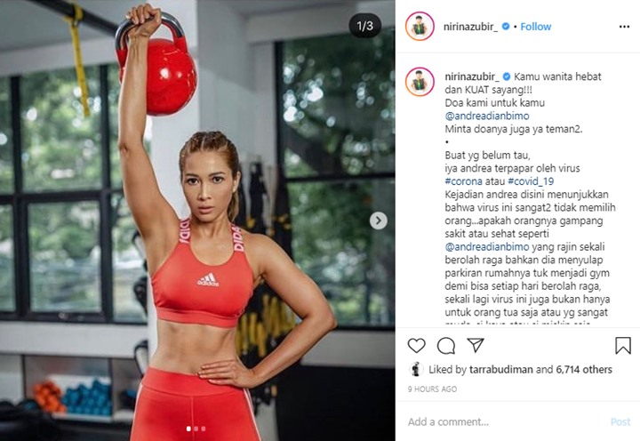 Nirina Zubir Beri Dukungan Ke Andrea Dian