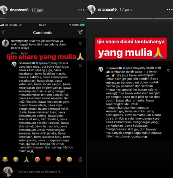 Rina Nose Tampar Haters