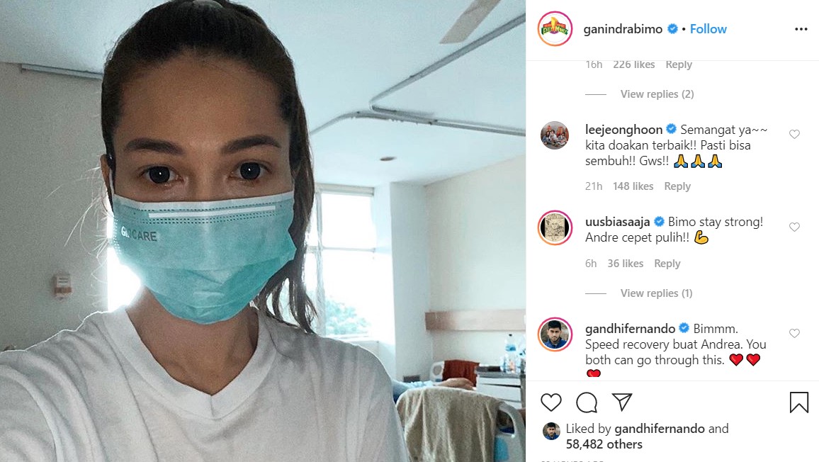 Andrea Dian Positif Corona, Ganindra Bimo dan Rekan Artis Lainnya Beri Dukungan