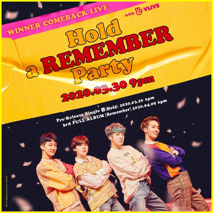 Winner Bakal Gelar Pesta Live Streaming Untuk Rayakan Perilisan Full Album Ke-3 \'Remember\'