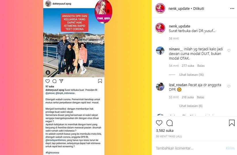 Dokter Ini Protes Krisdayanti Dapat Hak Istimewa Untuk Rapid Test Corona Setelah Dari Eropa