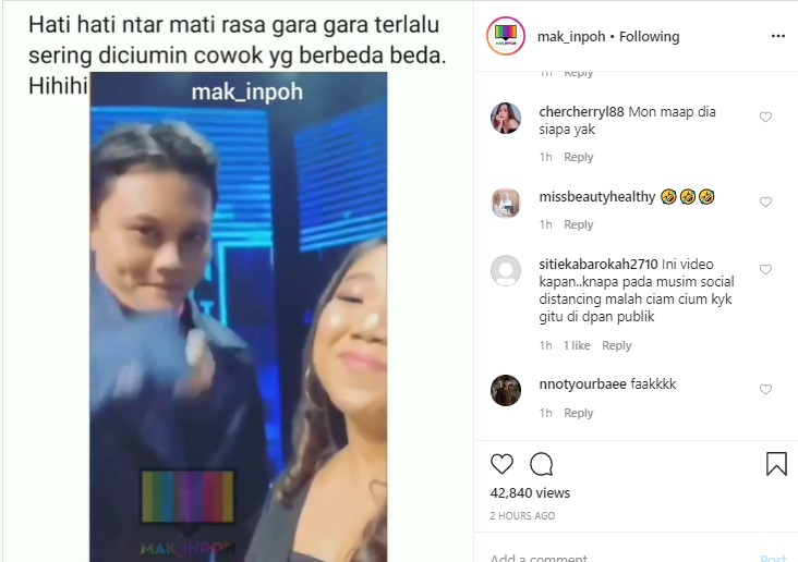 Pamer Dicium Rizky Febian Hingga Dul Jaelani, Kiky Saputri Diperingatkan Soal Sosia Distancing