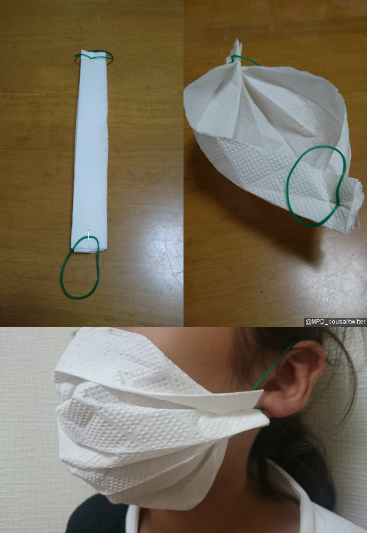Punya Kertas Dapur yang Tak Digunakan? Manfaatkan Saja Untuk Dibuat Masker Demi Cegah Corona