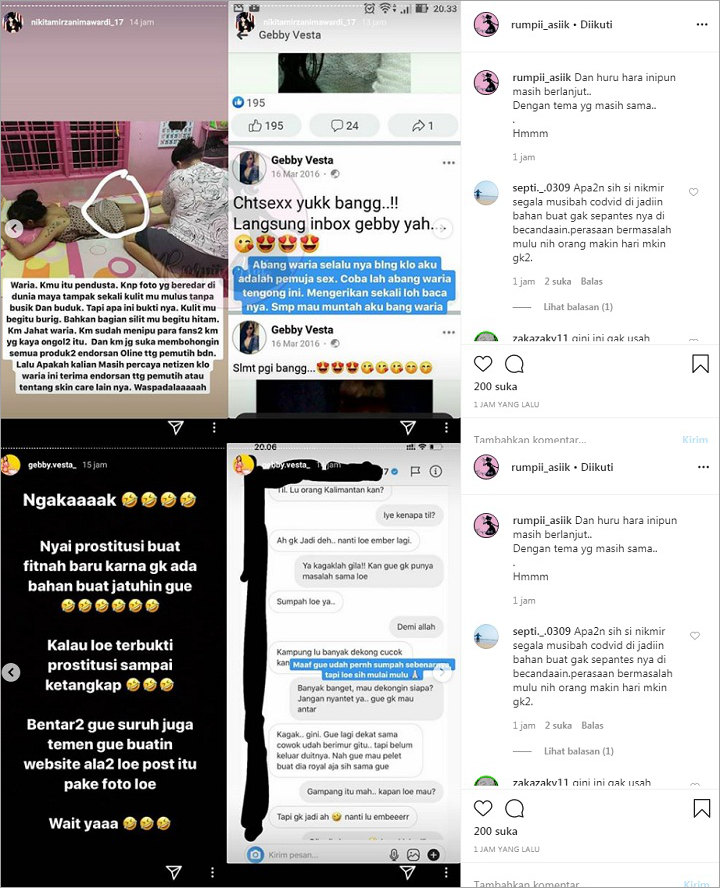 Oki Setiana Dewi Tegur Sifat Buruk Ria Ricis, Gebby Vesta Bongkar Chat