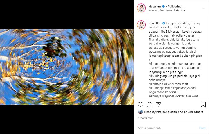 Alami Gejala Ini Pada Tubuhnya, Via Vallen Diminta Dokter untuk Tes Corona