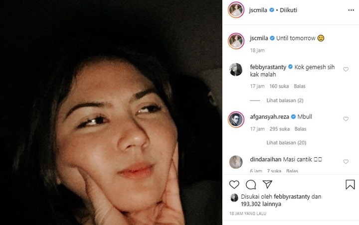 Jessica Mila dengan Pipi Chubby