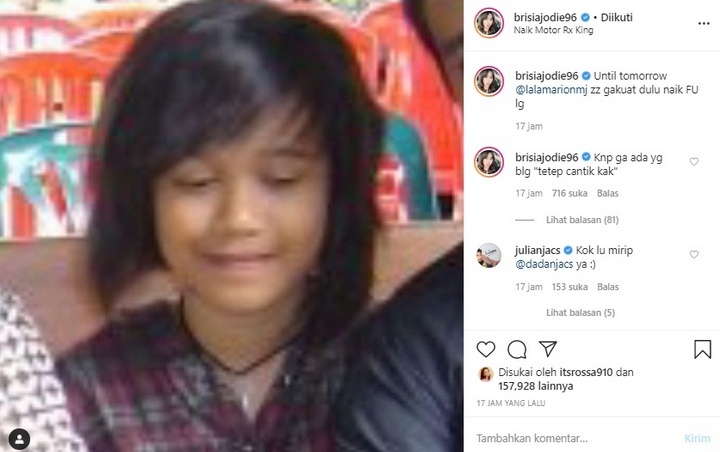 Brisia Jodie Tomboy Berambut Pendek