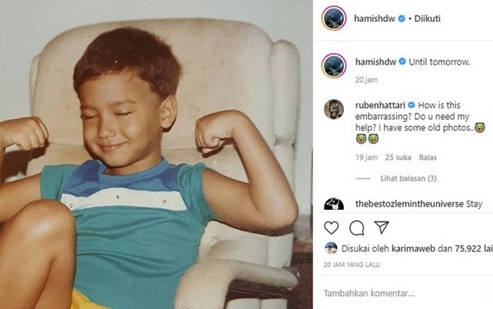 Hamish Daud Tetap Ganteng Sejak Kecil