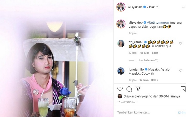 Ali Syakieb Paling Melas, Dandan Wanita Saat Syuting