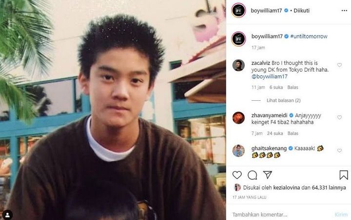 Boy William Tetap ganteng Berambut Jabrik?