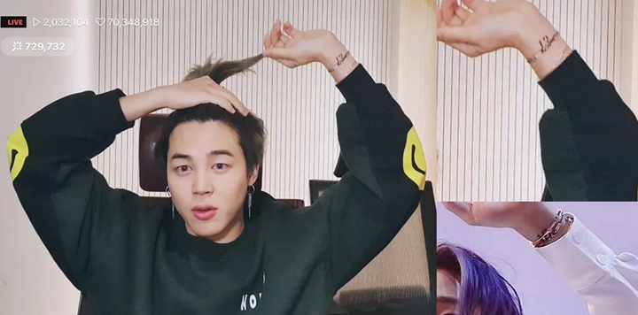 Tato Baru Jimin BTS Ternyata Disebut 'Angka Sial'  Inikah Manknanya Di Balik Tatonya