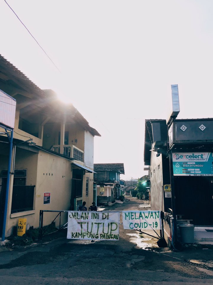 Ini Salah Satu Potret di Perkampungan Yogyakarta yang Ditutup