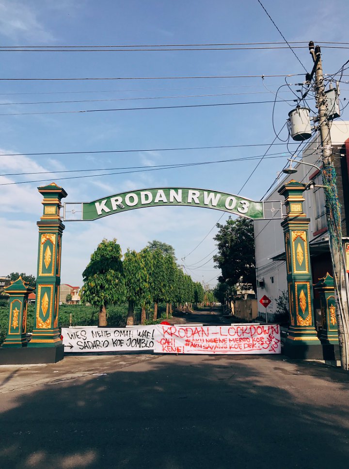 Jalan Krodan, Sleman Juga Ditutup