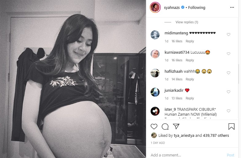 Syahnaz Sadiqah Kaget Sendiri Saat Kenang Perut Buncit Ketika Hamil Anak Kembar