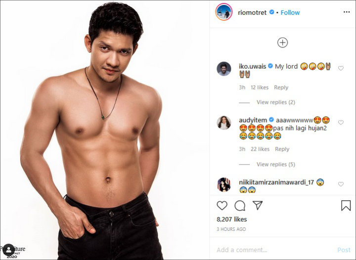 Telanjang Dada Pamer Abs, Iko Uwais Bikin Audy Terpesona