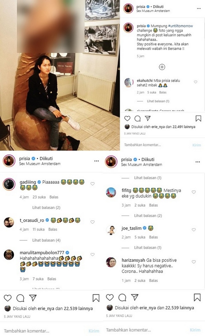 Foto Until Tomorrow Prisia Nasution Dihujat Terlalu Vulgar