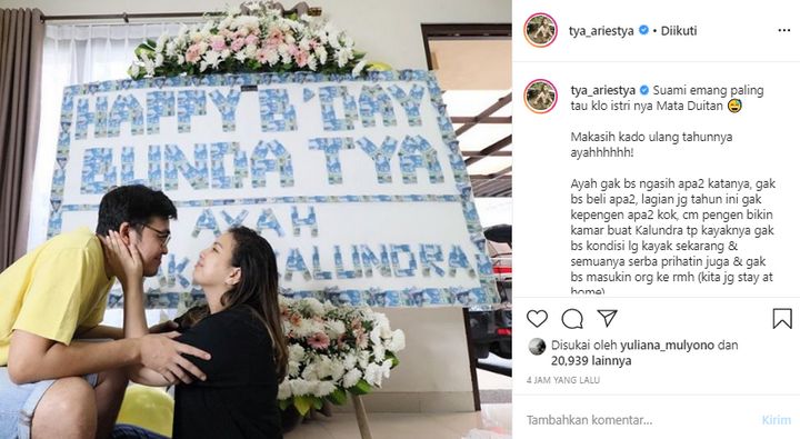 ultah Sederhana Tya Ariestya