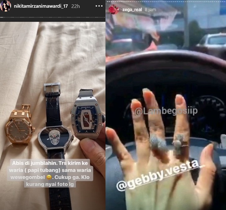Makin Panas, Nikita Mirzani Dan Gebby Vesta Saling Pamer Kekayaan Di Sosmed