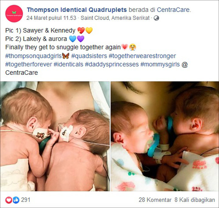 Bayi Kembar Empat Di Tengah Pandemi