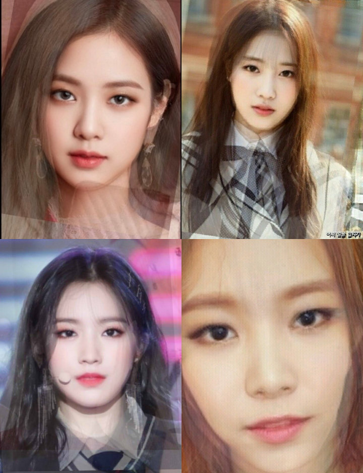 Seperti Ini Wajah Masing-Masing Girl Grup Saat Digabungkan, Siapa Paling Cantik?