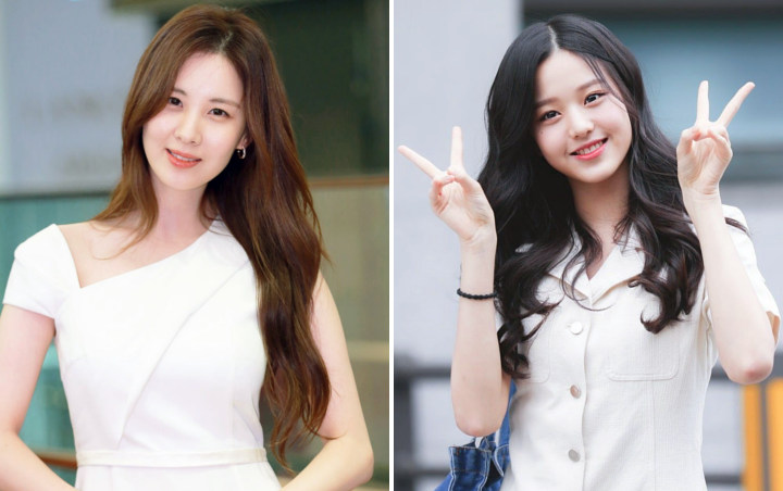Seohyun SNSD dan Jang Won Young IZ*ONE Kenakan Dress yang Sama, Penampilan Siapa Lebih Cetar?