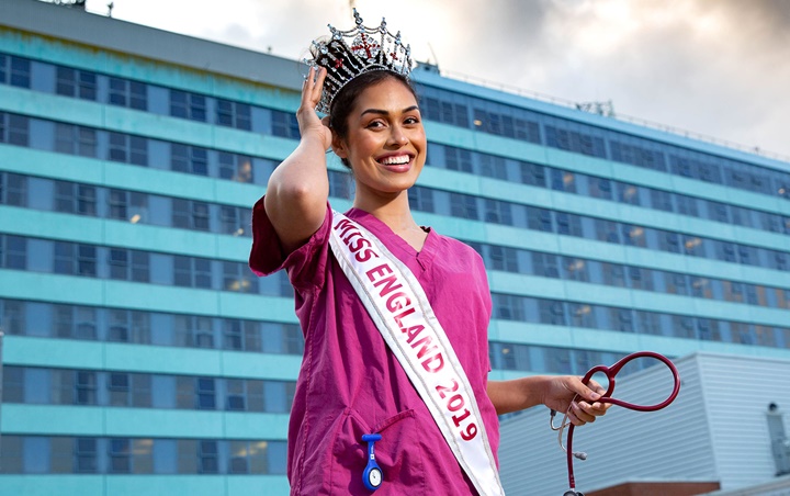 Ratu Kecantikan Miss England 2019 Rela Gantung Mahkota Demi Bantu Rawat Pasien Corona