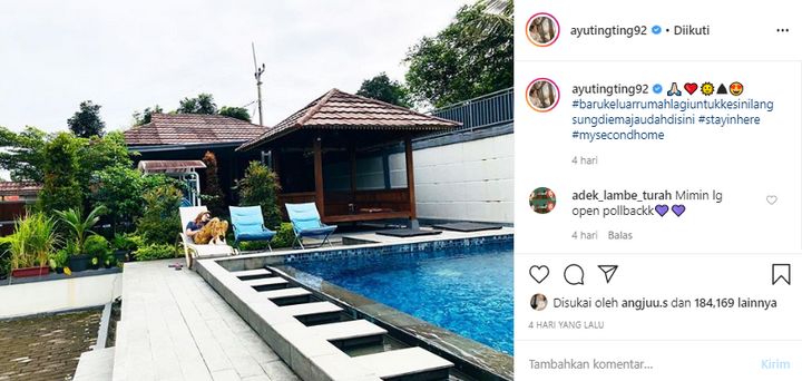 Ayu Ting Ting Liburan Saat Corona?