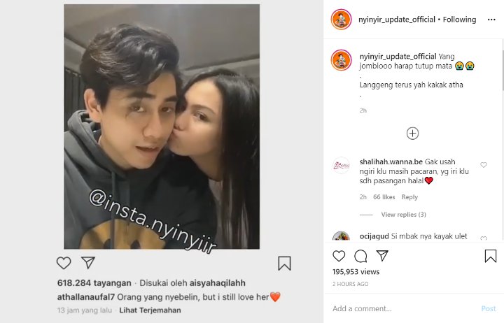 Aisyah Aqilah \'Nyosor\' Ingin Cium, Reaksi Athalla Naufal Jadi Bahan Gosip