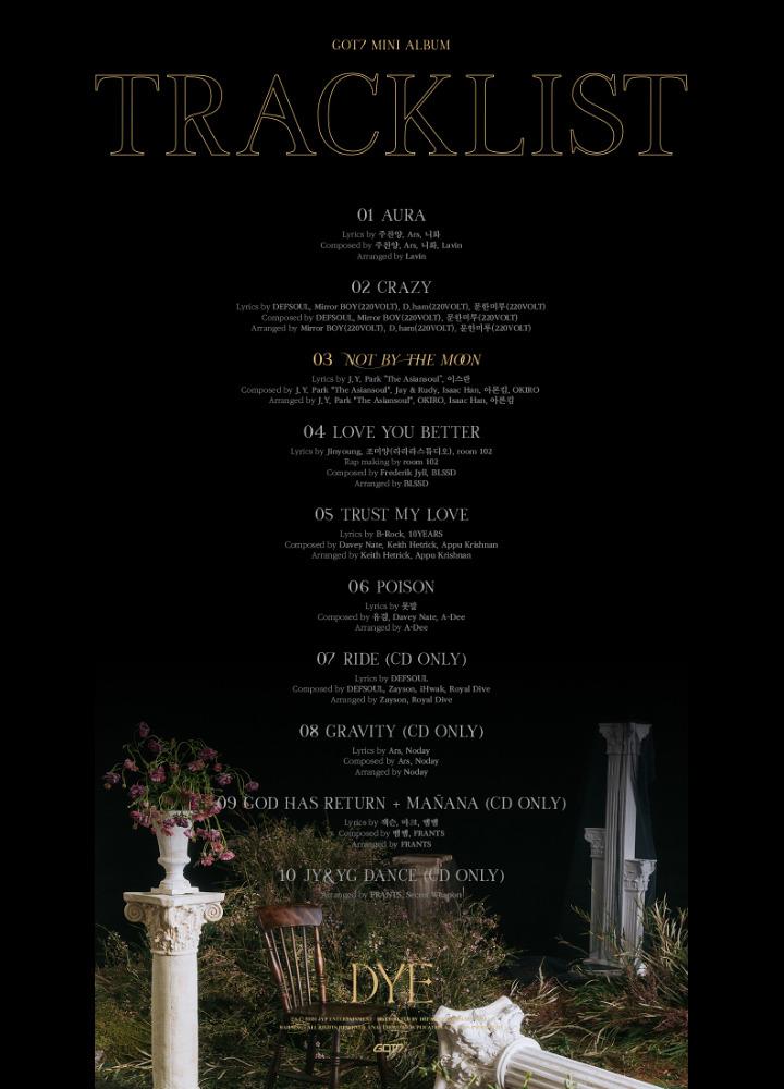 GOT7 Rilis Tracklist Untuk Album Comeback \'DYE\', Title Tracknya Ciptaan Bos JYP Entertainment