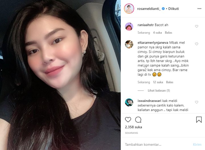 Rosa Meldianti Ngaku Cantik Hingga Banyak Yang Iri, Ramai Dibandingkan Dengan Cimoy