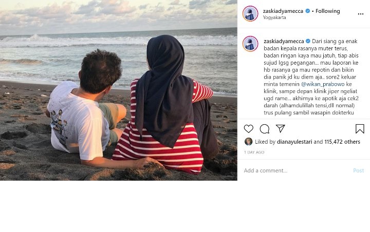 Jatuh Sakit, Zaskia Adya Mecca Takut Periksakan Diri ke Klinik Gegara Corona