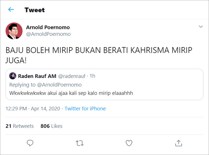 Raden Rauf vs Chef Arnold