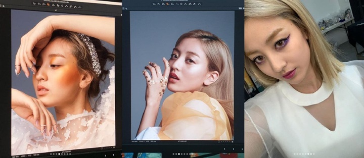 Jihyo Twice Bagikan Foto Pemotretanya Dan Di Bilang Foto Nya Mirip kek Ahjumma