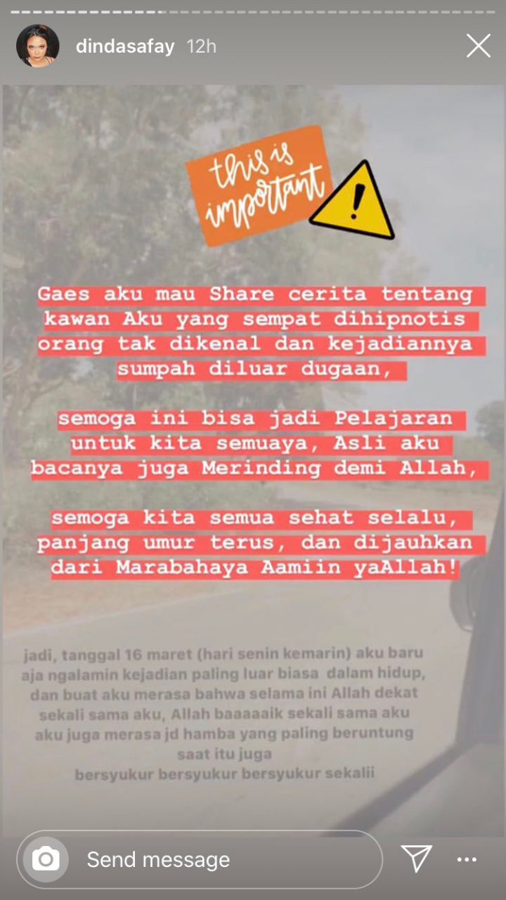 Tuai Kontroversi Lagi, Dinda Shafay Jadi Trending Usai Curi Konten Korban Hipnotis di Medsos