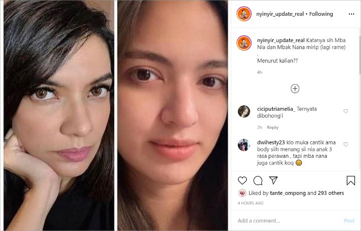Najwa Shihab dan Nia Ramadhani Dianggap Punya Wajah Mirip Picu Perdebatan