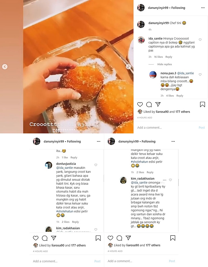 Caption Syahrini Dibully