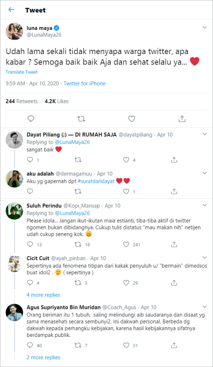 Luna Maya Dibully