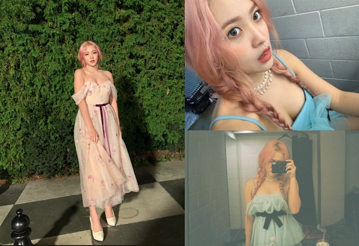 Yeri Red Velvet Anggun Dan Seksi Speri Putri Disnet, Warna Rambut Nya Yang Paling Disorot