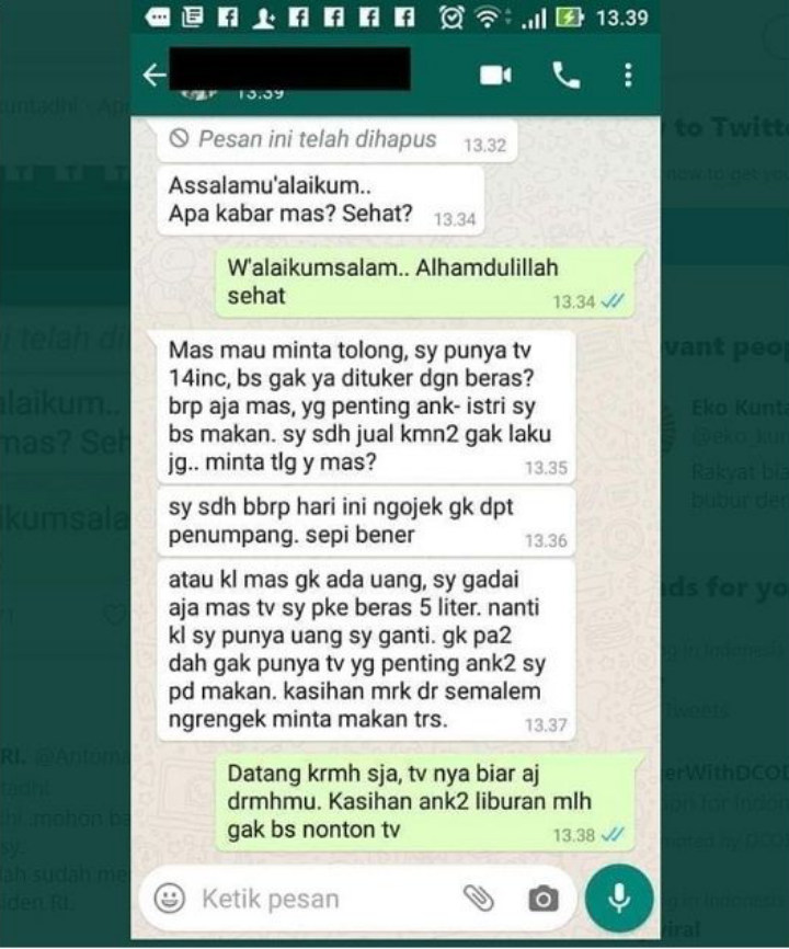 Sepi Penumpang Karena Corona, Driver Ojol Jual TV Demi Bisa Beli Beras