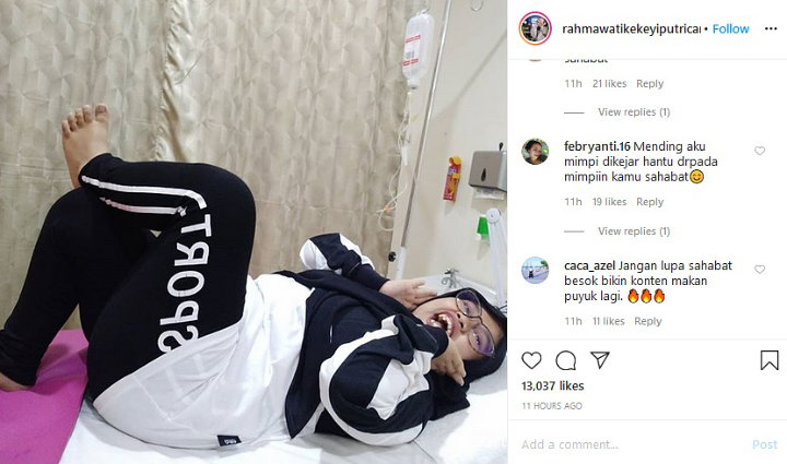 Posting Foto Tiduran Sambil Minta Dimimpikan, Kekeyi Jadi Bulan-Bulanan Netizen