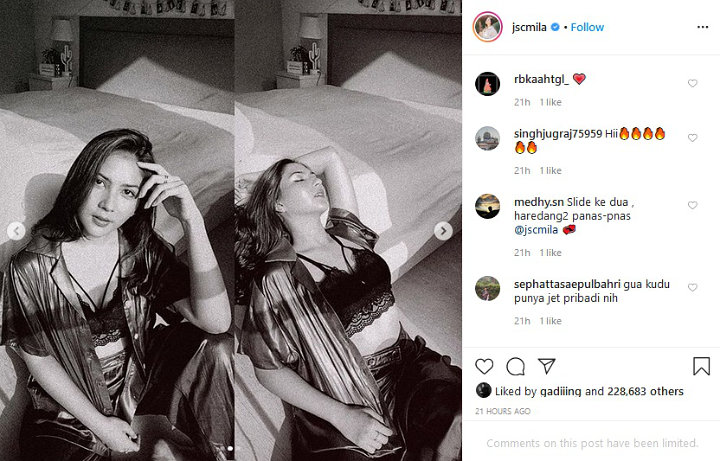 Lakukan Pemotretan Pakai Lingerie, Jessica Mila Sukses Bikin Netizen Kepanasan
