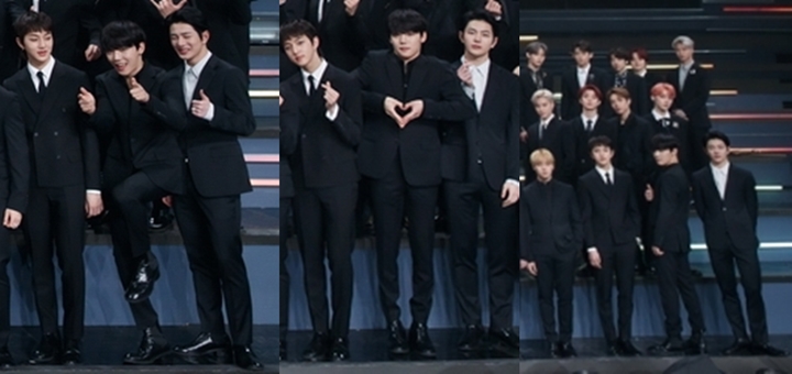 Pose Nyeleneh Jangjun Golden Child di Jumpa Pers \'Road to Kingdom\' Jadi Sorotan